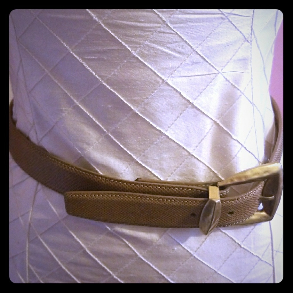 Vintage Via Condotti Reptile Skin Size Small Belt